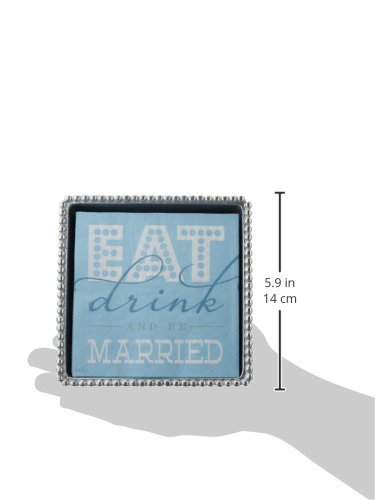 Mariposa Champagne Beaded Napkin Box
