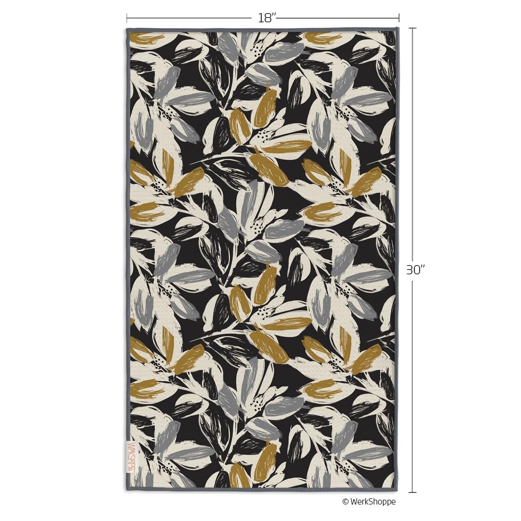 WerkShoppe Leaf Tiles Microfiber Towel