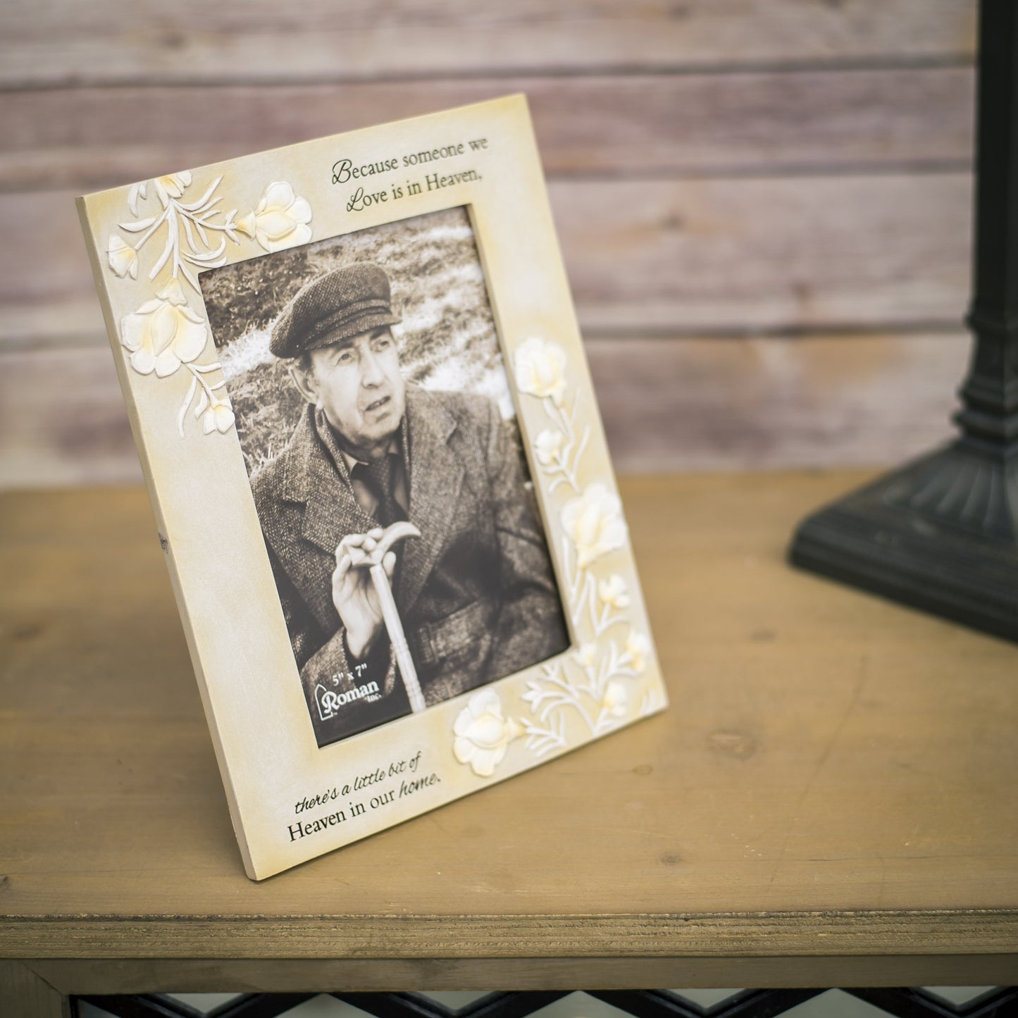 Roman There's A Little Bit of Heaven in Our Home Memorial Picture Frame Holds 5 x 7 Photo