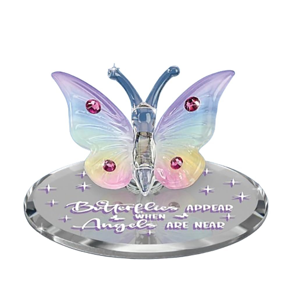 Glass Baron Crystal Butterfly, Butterfly Angels Figurine, Handmade Butterfly, Glass Rainbow Butterfly, Mother’s Day, Home Decor