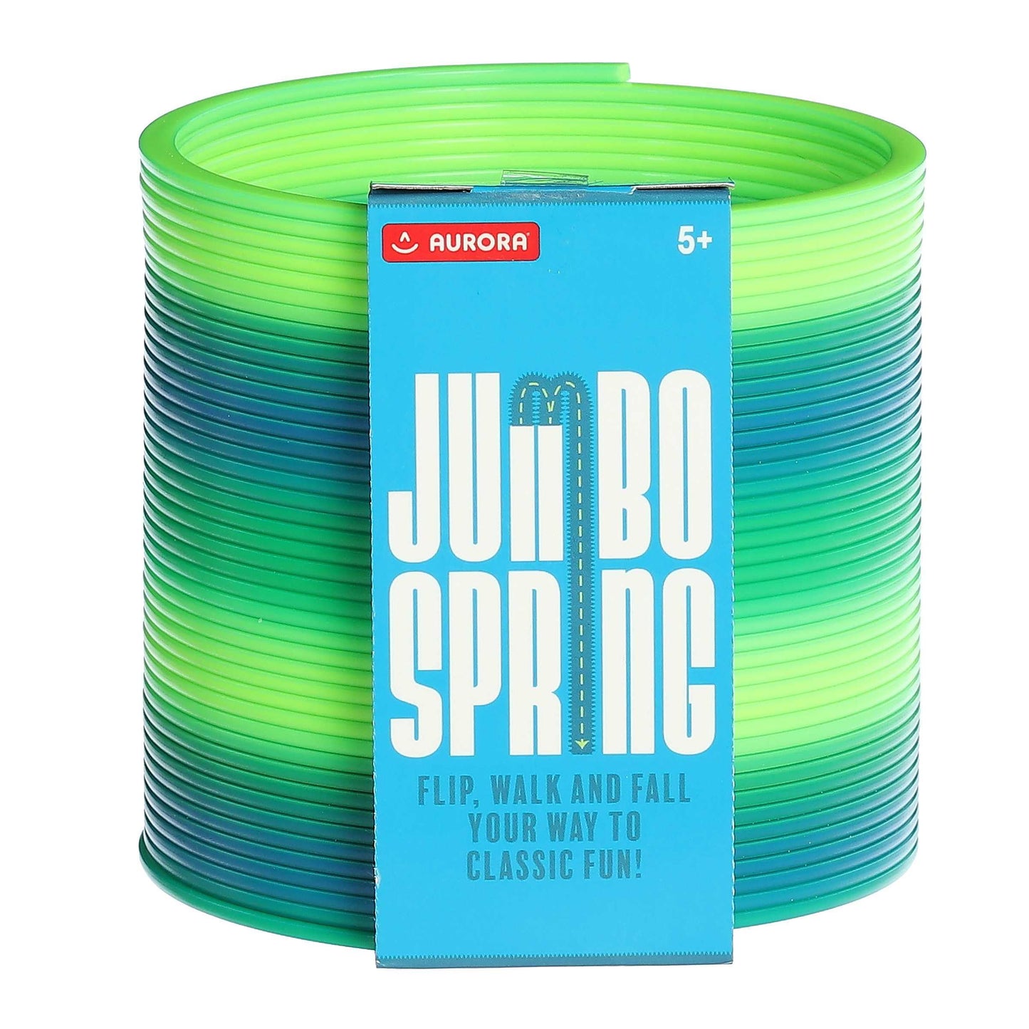Aurora® Toys Engaging Jumbo Spring Toy - Endless Fun - Screen-Free Entertainment - Green 5.5 Inches