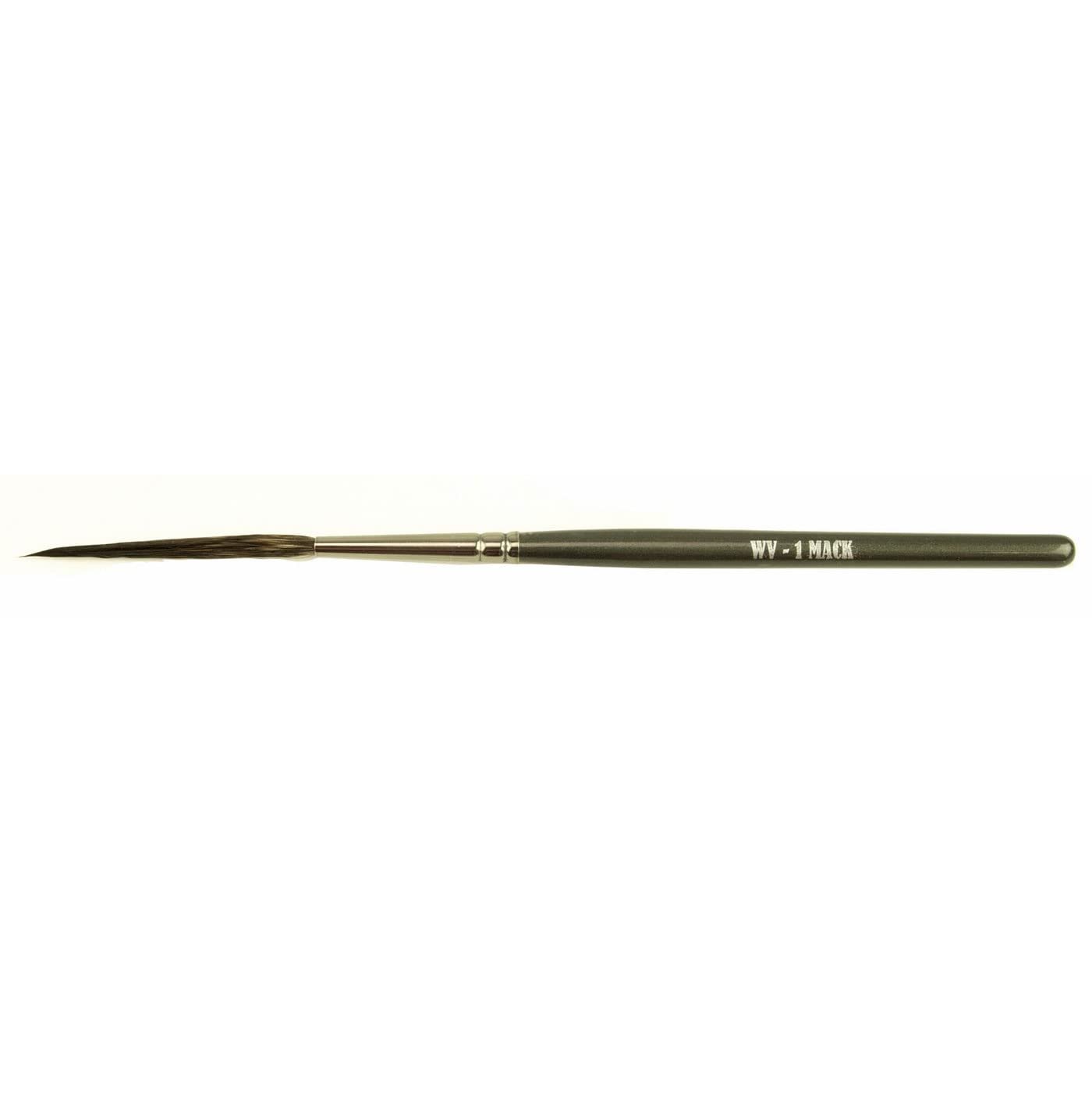 Set of 3 Sizes 0-2 Wizard Vortex Scroll Pinstriper Blue Squirrel Grey Handle Brush