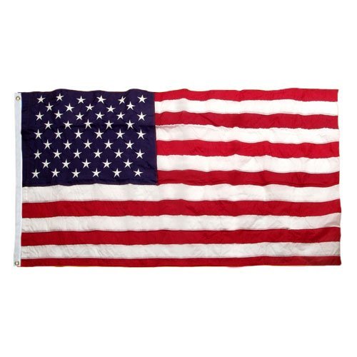 Eder Flag - Endura-Nylon U.S. Outdoor Flag - Proudly Made in the USA - Durable - Fade-Resistant - Reinforced Fly Stitching - Heavy-Duty Duck Cloth Headers - Quality Craftsmanship (12 x 18 Foot)