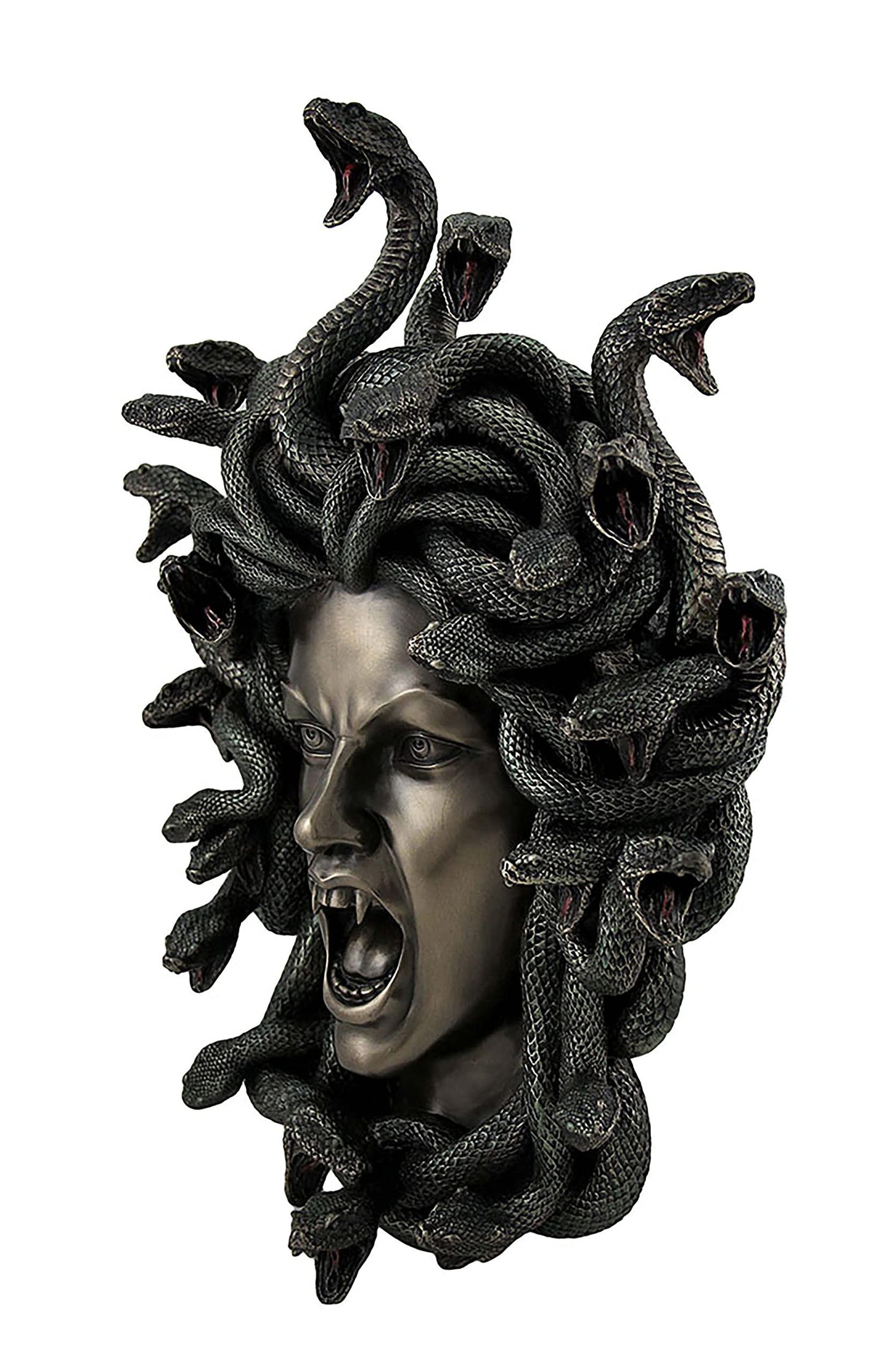 JFSM INC. Medusa Head w/Snake Hair Gorgon Lady Wall Plaque