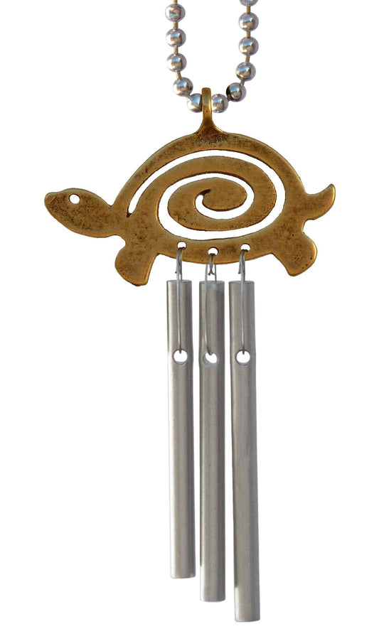 Jacob's Musical Car Charm, Turtle Spiral, Mini Wind Chime