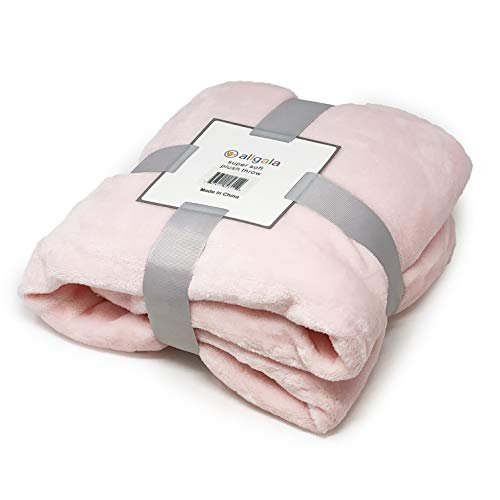 allgala Super Soft Flannel Plush Light Weight Throw Blanket