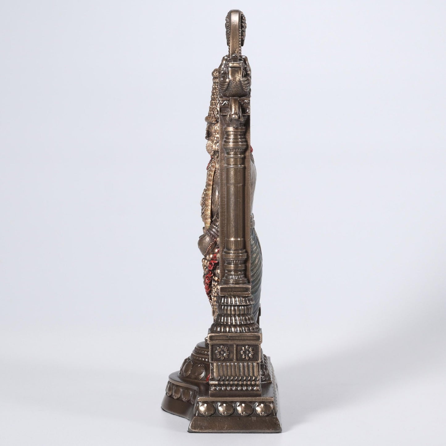 Veronese Design 8 3/8 Inch Lord Venkateswara as Balaji Cold Cast Resin Bronze Finish Statue