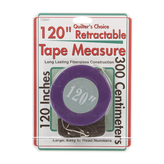 Sullivans Retractable, 120" Tape Measure, Purple