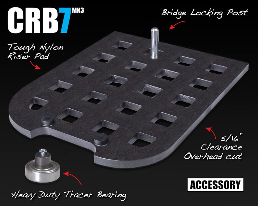 MPOWER Edging & Dowel Trim Kit - Accessory to CRB7 Combination Router Base Mk3