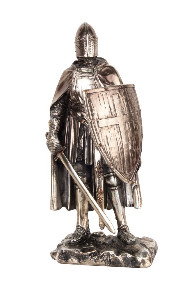Pacific Giftware Crusader Knight Statue - Home/Office Decor