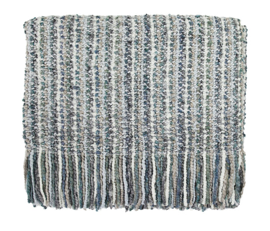 Kennebunk Home Canyon Luxurious Woven Throw, Linen