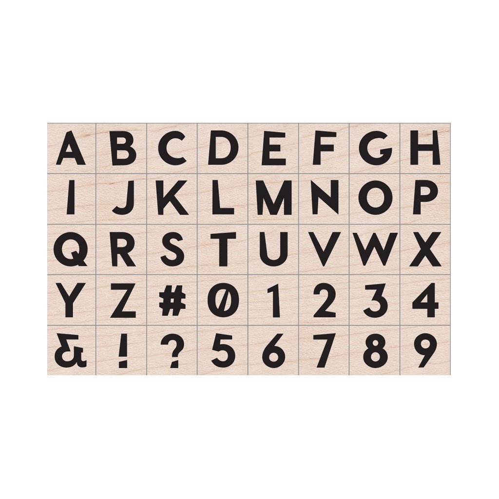 Hero Arts LP453 Wood Sets, Golden Age Large Letter Set
