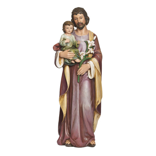 Joseph's Studio by Roman - 25" H St. Joseph and Child Jesus Figure, Renaissance Collection, Religious Gift, Home Decor