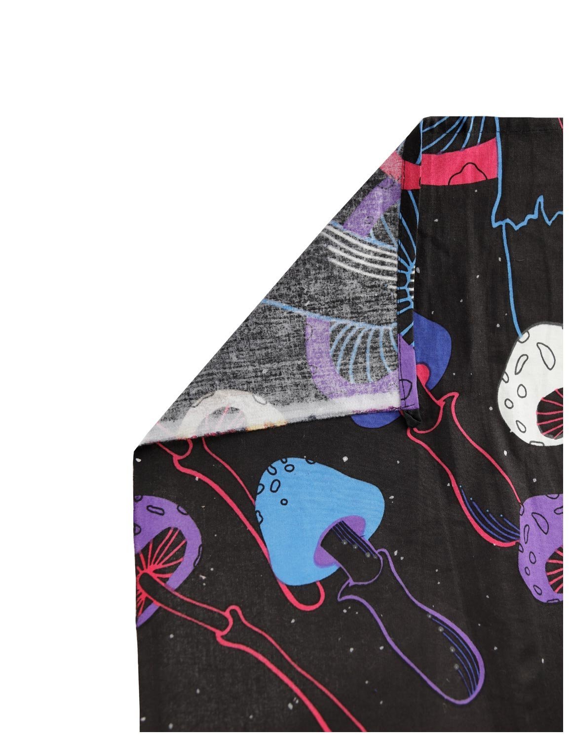 Sunshine Joy 3D Magic Mushroom Spiral Tapestry Wall Art Beach Sheet Huge 60x90 Inches - Amazing 3D Effects