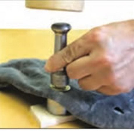 C. S. Osborne & Co. No. K232-3 "Set it Your Self" Home/ Hobby Tool and Grommet Kit - NICKEL Size 3 (MPN # 13267)