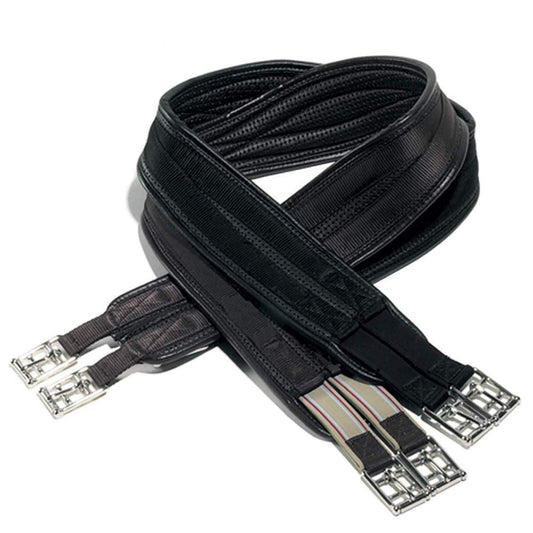 Ovation Ovsellerie Airform Chafeless Girth - Cushioned Textured Soft Easy-to-Clean Horse Girth with Stainless Steel Hardware