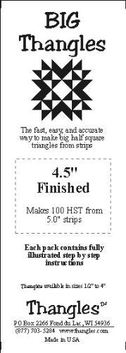 Thangles Big 4.5" Finished Quilting Template