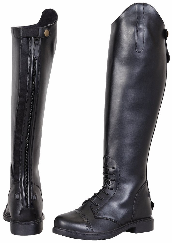 TuffRider Kid's Starter Back Zip Field Boots in Synthetic Leather
