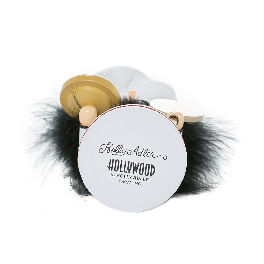 Kurt S. Adler 8-Inch Hollywood Pizza Guy Nutcracker, White