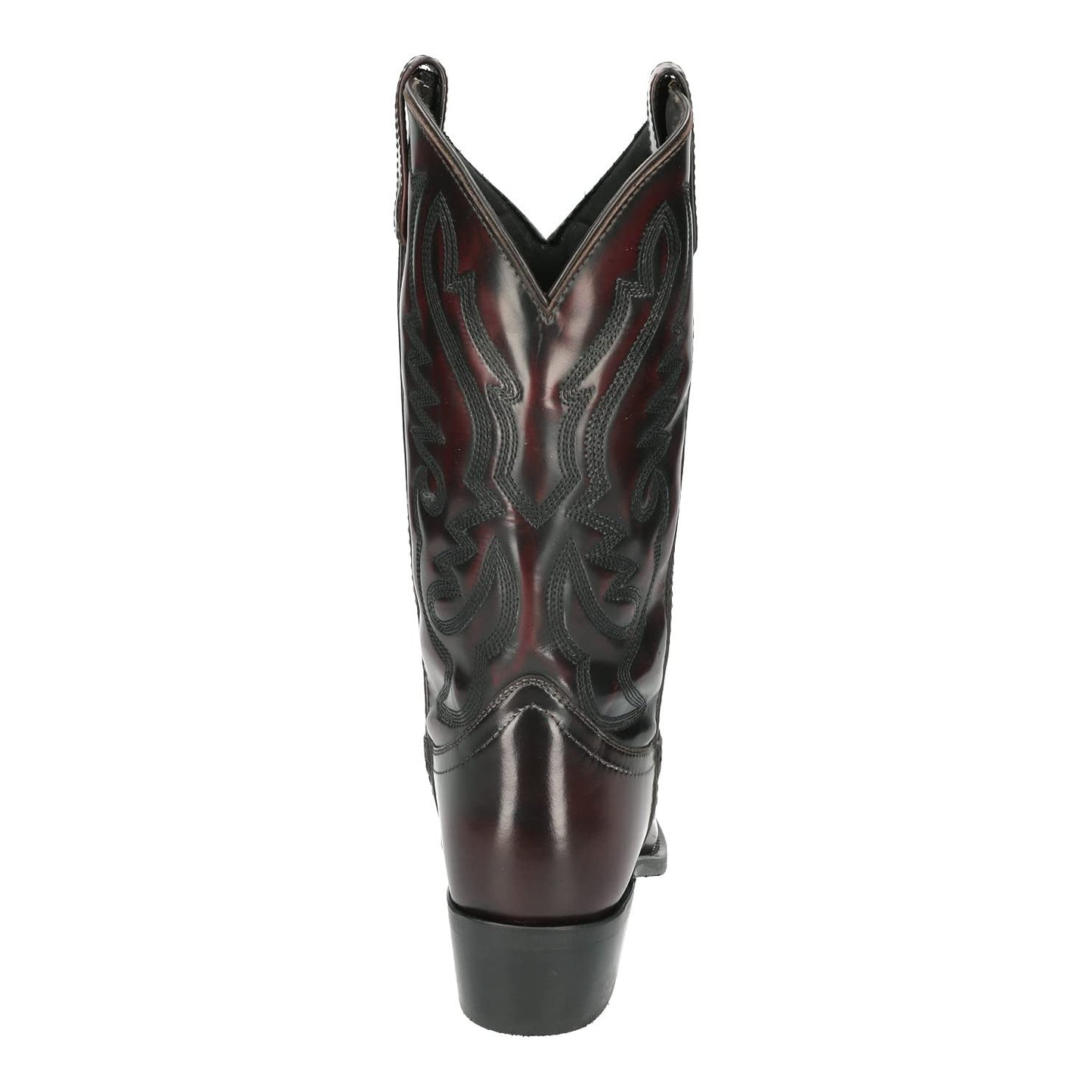 Smoky Men's 11" Black Cherry Leather Western Cowboy Boot