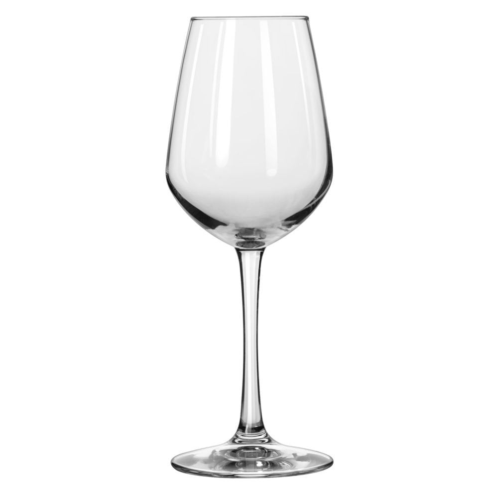 Libbey 7516 Vina Diamond Tall Wine, 12.5 oz., 8.625" Height, 3.25" Width, 8.625" Length, Large, Clear (Pack of 12)