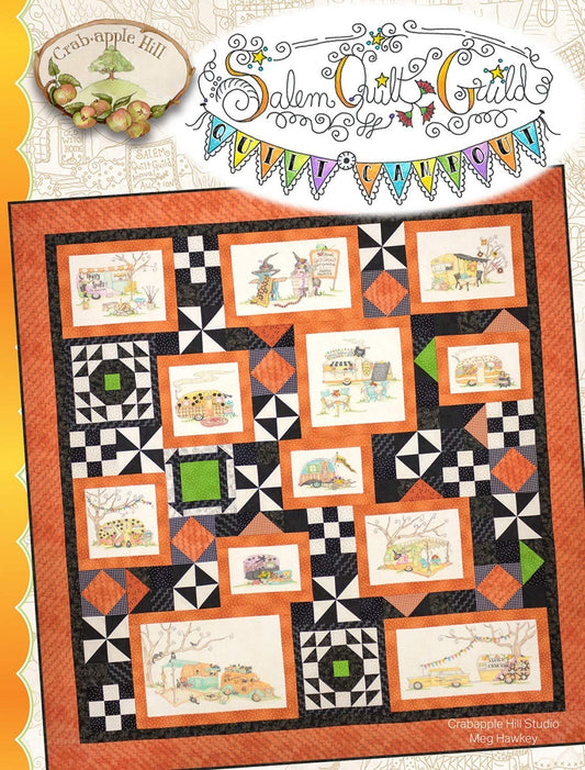 Salem Quilt Guild's Campout - Quilt Assembly Pattern by Meg Hawkey from Crabapple Hill Studio #2593