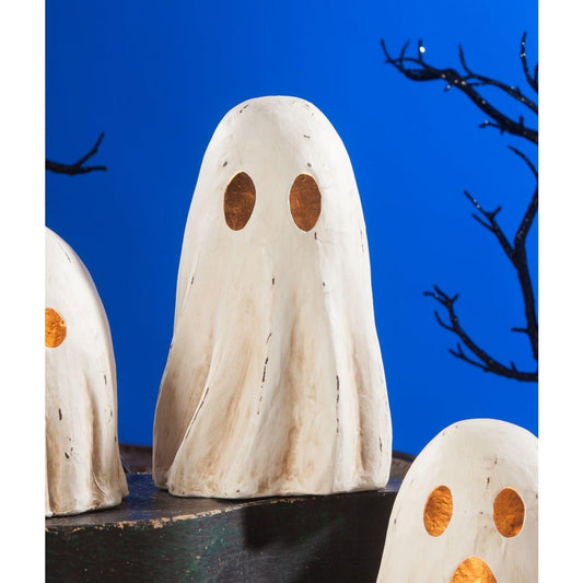Bethany Lowe Designs - Tall Ghost Luminary Medium Paper Mache - TJ2301