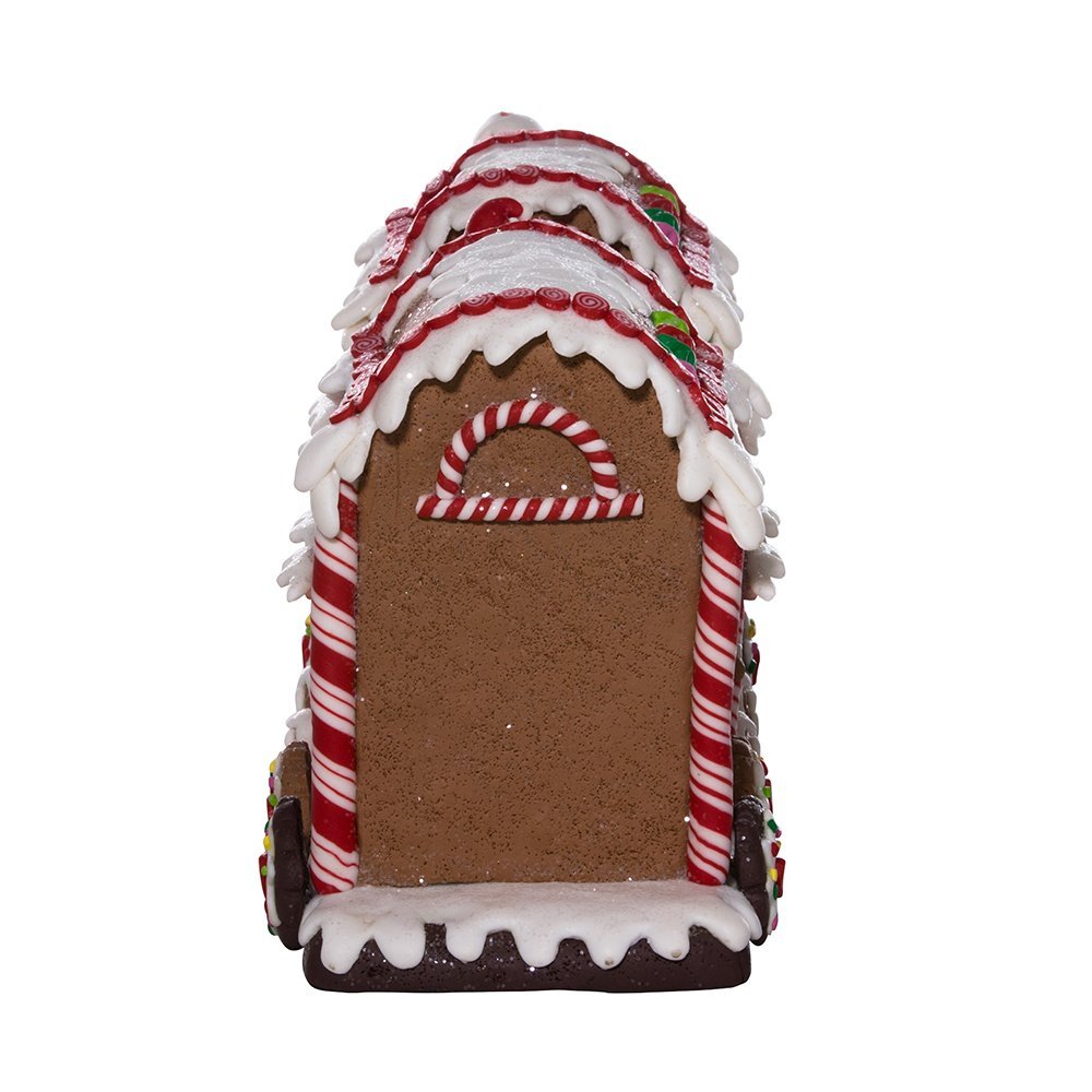 Kurt Adler 19.5" Battery-Operated Gingerbread LED Train Tablepiece