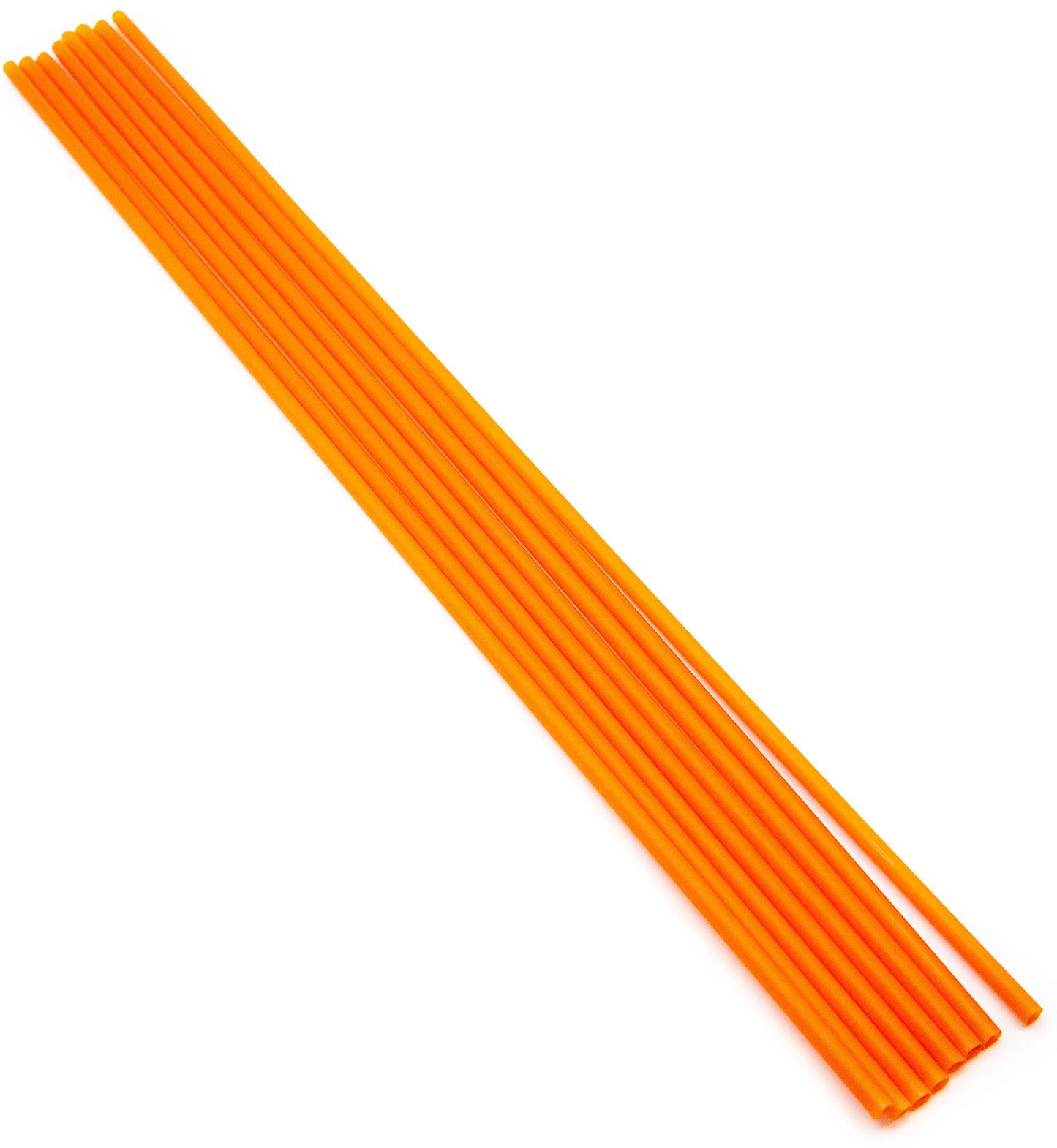 Made in USA Pack of 250 Unwrapped Plastic Drinking Straws