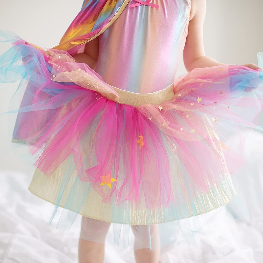 Costume / Super-Duper Tutu/Cape/Mask, Pink/Gold Size 4-6