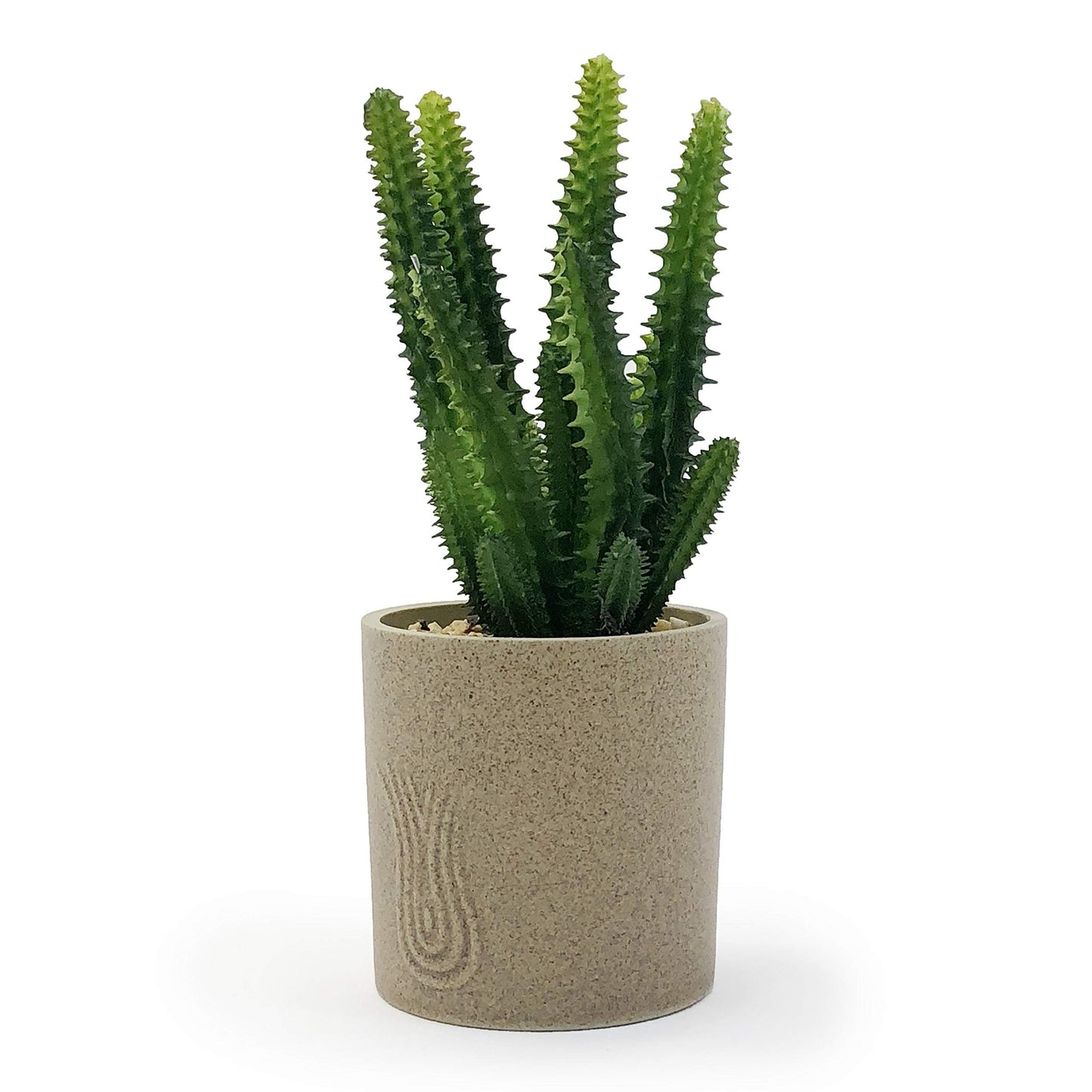 allgala Small Desktop Artificial Succulent Plant Indoor and Outdoor Indoor Fake Plants with Natural Clay Pot