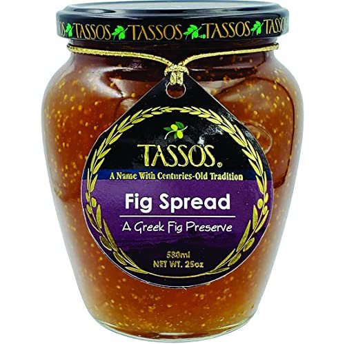 Tassos Traditional Greek Fig Preserve Spread (6 Jars)