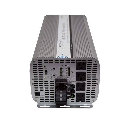 AIMS Power 5000 Watt Modified Sine Power Inverter 12Volt DC to 120 Volt AC with GFCI Outlets and AC Terminal Block