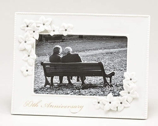 Roman Giftware Inc., Wedding & Anniversary, 8.5" H 50TH Anniversary Loves,Religious, Inspirational, Durable (1x6x8)