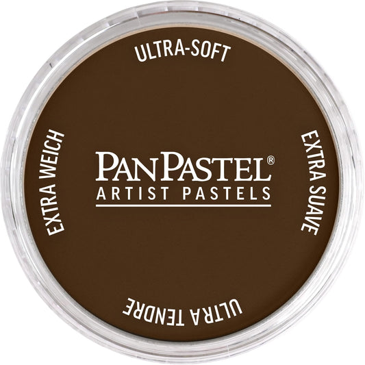 PanPastel Artist Pastels by GOLDEN, Burnt Umber Shade, 2.44” / 62mm Pan Diameter, Professional Artist Pastels, Unique Pan Format (cake-like)