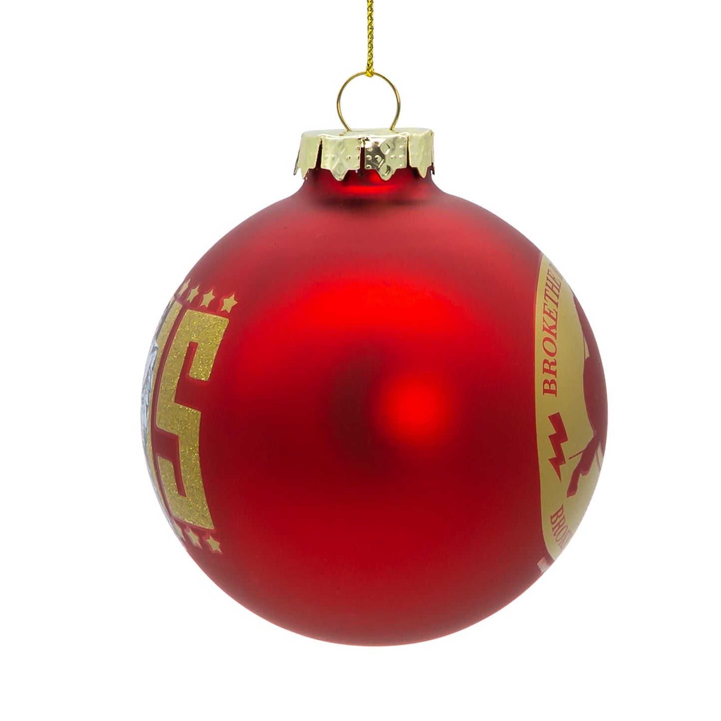 Kurt Adler 80MM Elvis Presley® Red Glass Ball Ornament