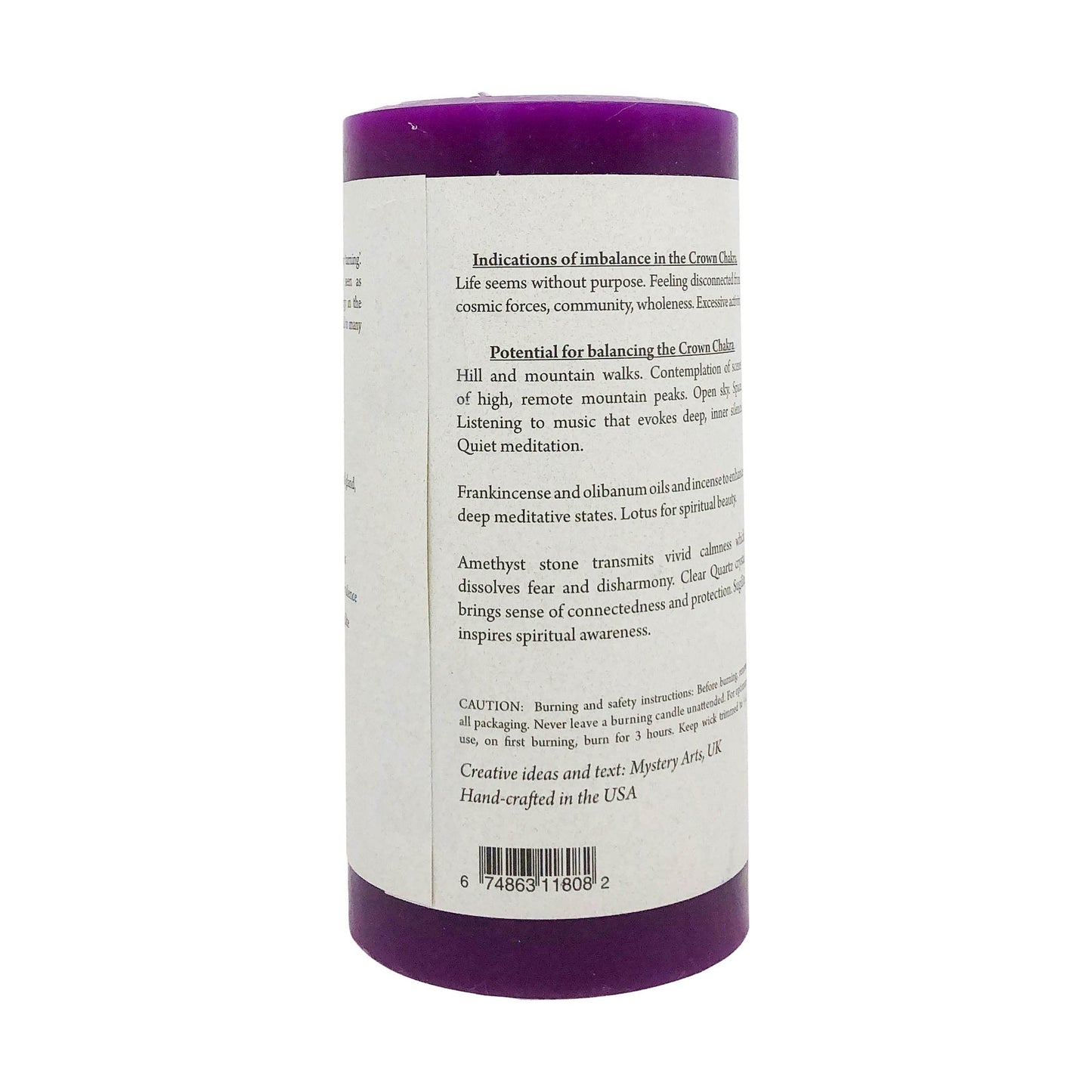 CRYSTAL JOURNEY Candle Pillar Crown, 1 EA