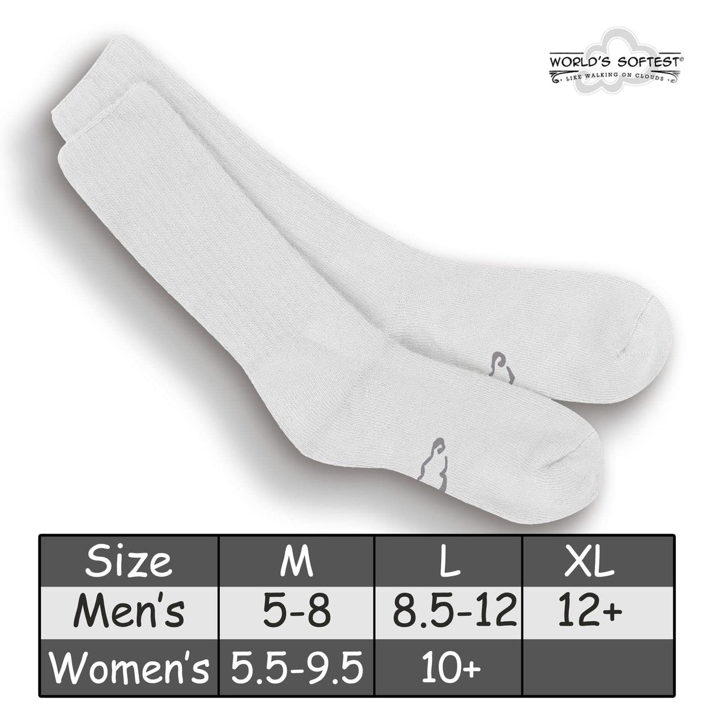 World's Softest Classic Crew Socks - Ultra Soft Crew Socks for Women and Men