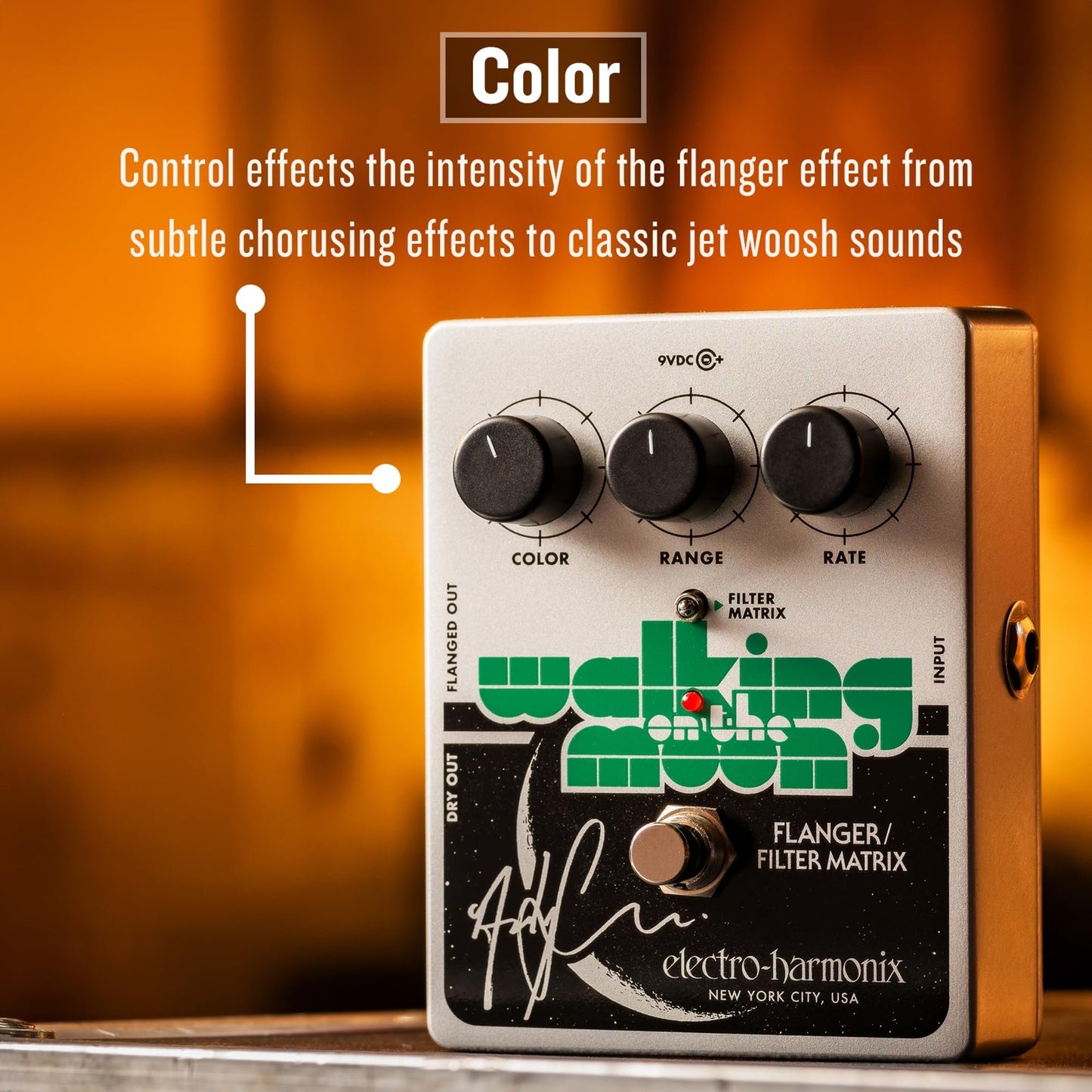 Electro-Harmonix Andy Summers Walking on the Moon Flanger Pedal