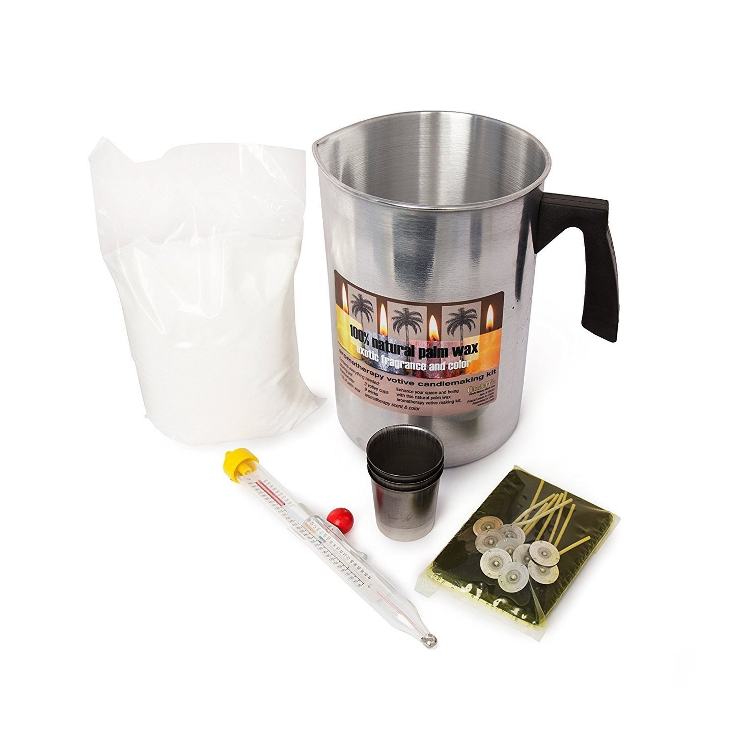 Country Lane Palm Candle Making Pour Pot Kit