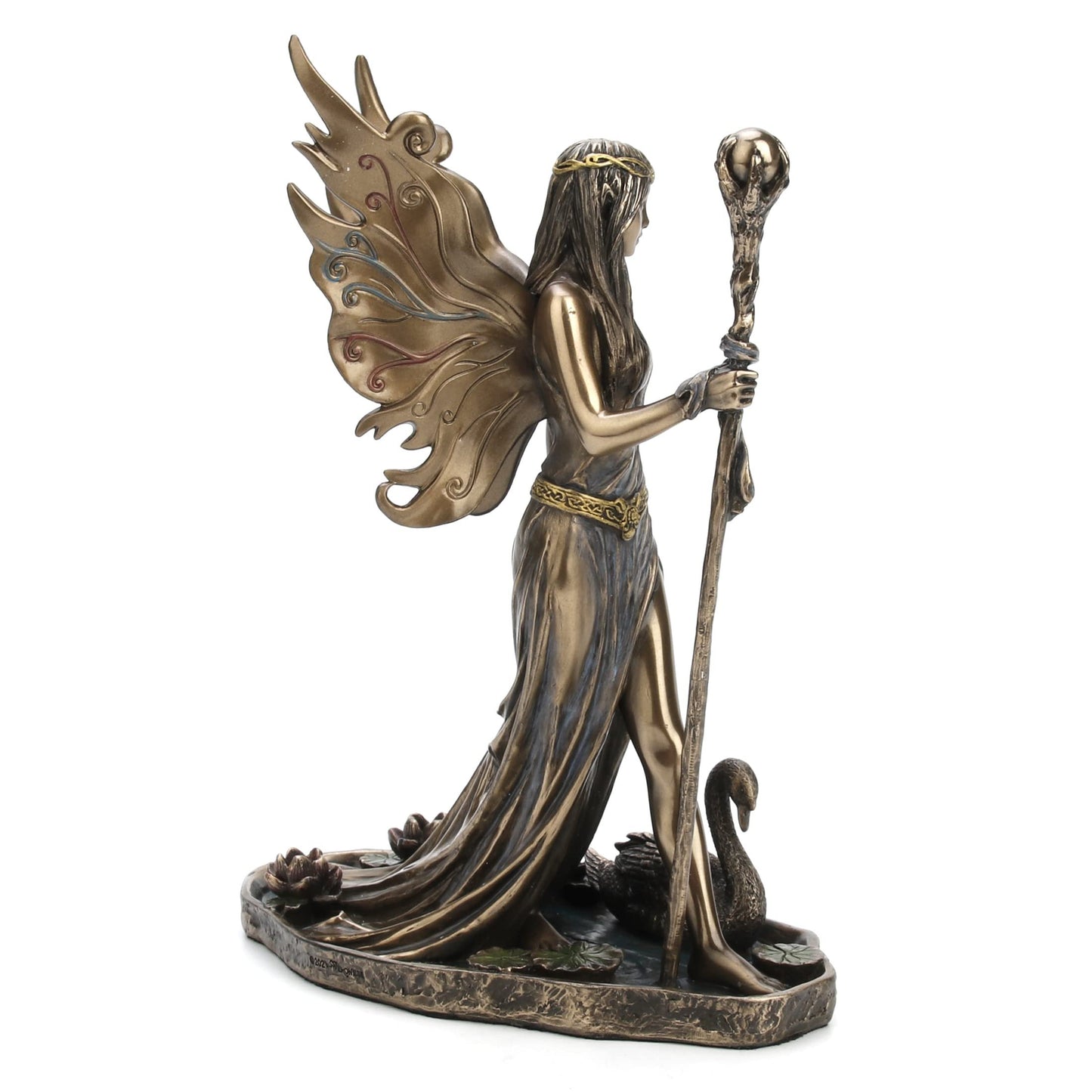 Veronese Design 9" Aine The Celtic Faery Queen of Summer Love Resin Statue Bronze Finish