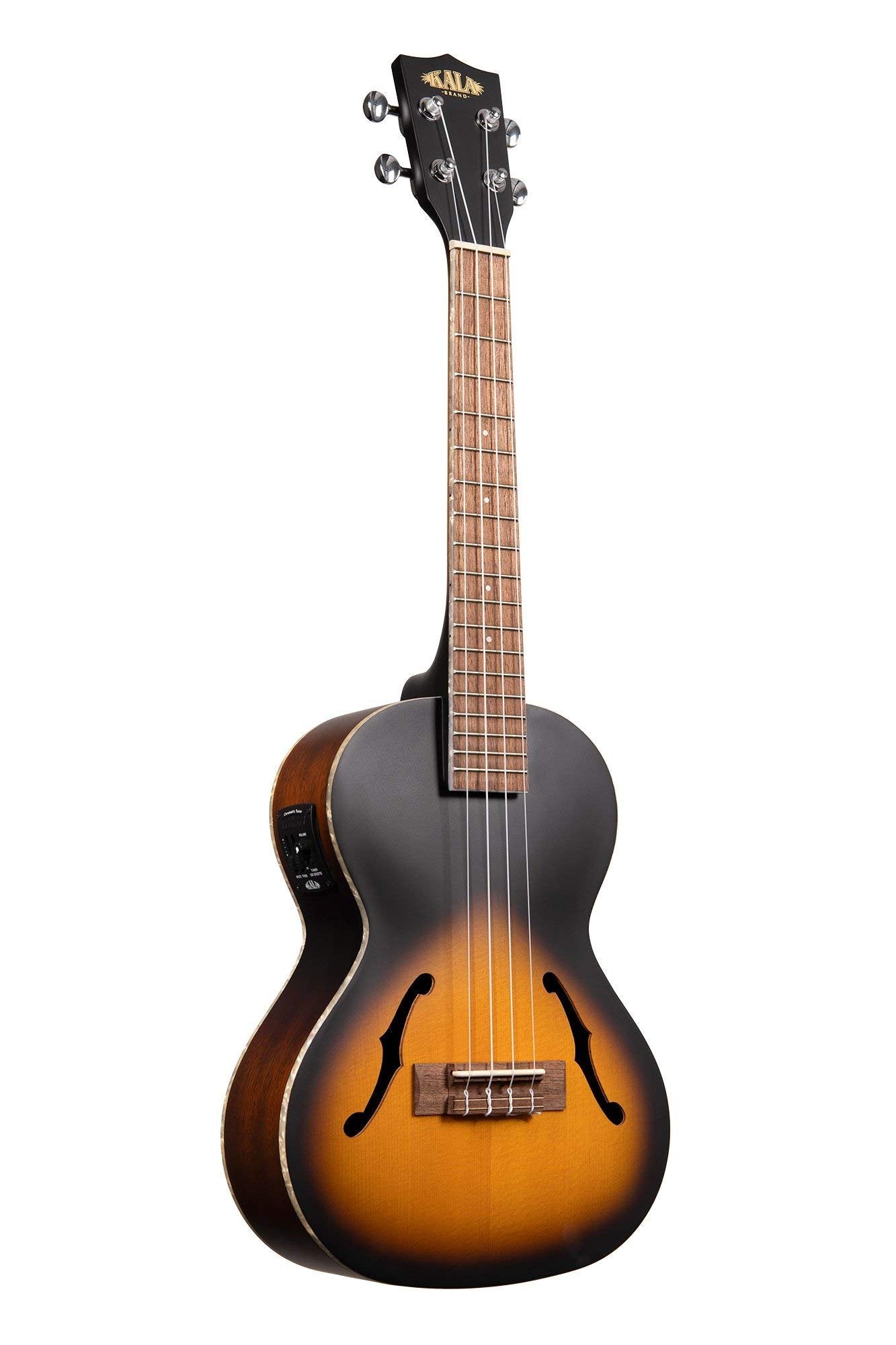 Kala KA-JTE/2TS Archtop Tenor Ukulele, Tobacco Burst