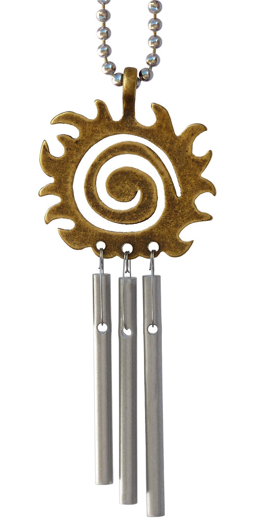 Jacob's Musical Car Charm, Sun Spiral Eclipse, Mini Wind Chime