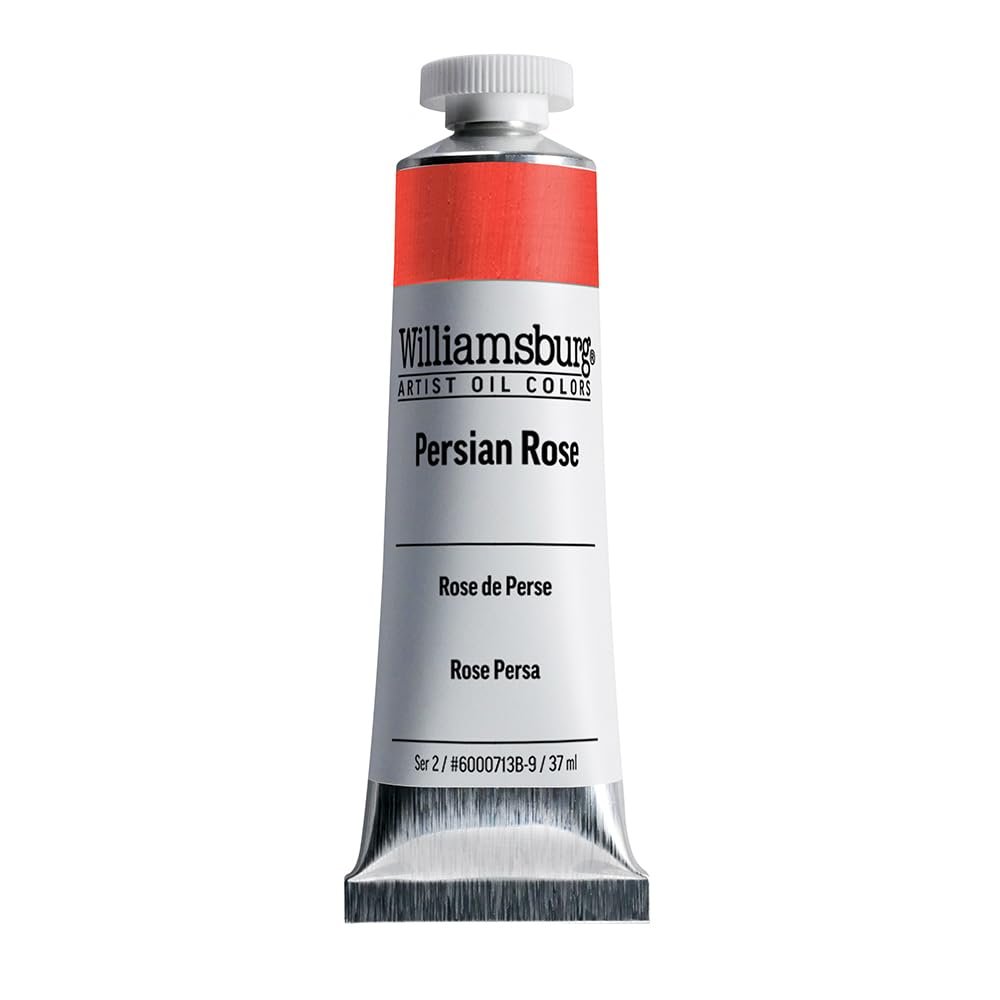 Williamsburg Artist Oil Colors by GOLDEN, Cadmium Red Vermilion, 150 ml tube, Professional Oil Paint, Opaque