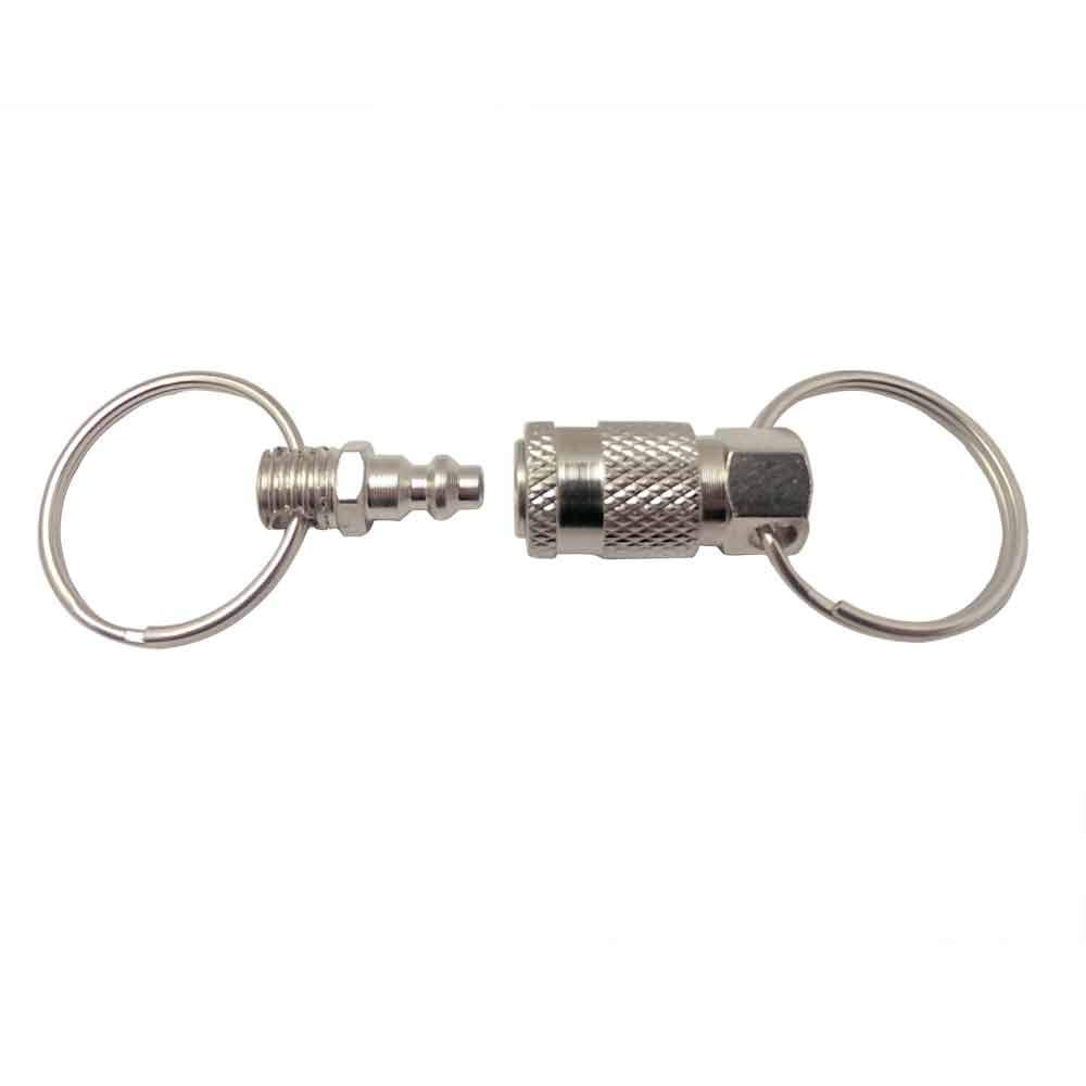 Interstate Pneumatics Unisex Adult Modern Automotive-key-chains, Silver, Medium US