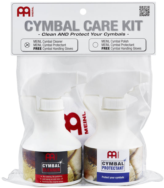 Meinl Cymbals Cymbal Care Kit for Brilliant Finishes-Includes Cleaner and Protectant, Multicolor (MCCK-MCCL)