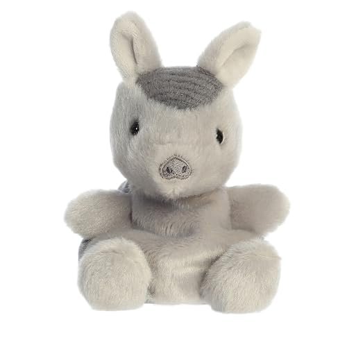 Aurora® Adorable Palm Pals™ Antonia Armadillo™ Stuffed Animal - Fun Collectible Plush for Kids and Adult Collectors - Perfect for Decorating Rooms and Birthday Gifts - Gray 5 Inches