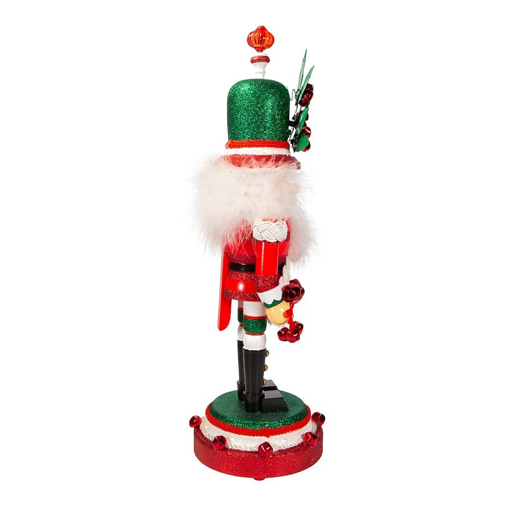 Hollywood Nutcrackers Hollywood Musical Jingle Bells Nutcracker, 17-Inch, Multicolored