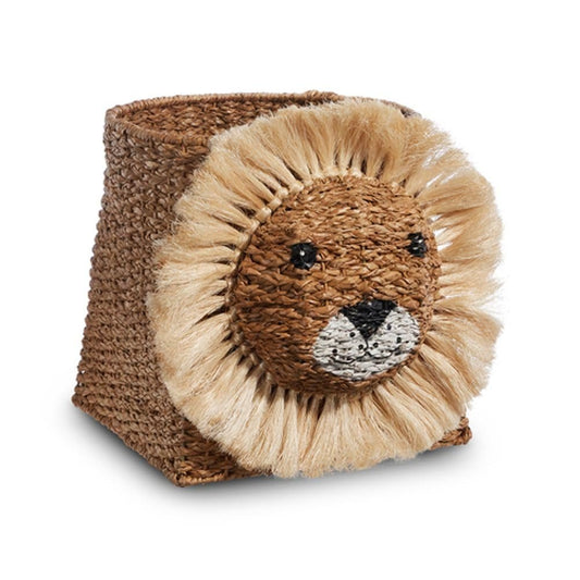 Raz Imports 2024 Natural Appeal 18" Lion Basket