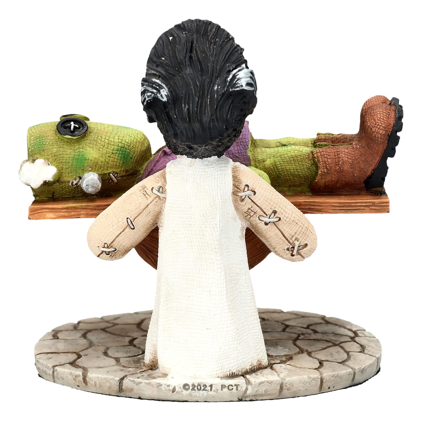 Pacific Giftware Pinhead Monsters Giving Life Frankenstein & Bride Collectible Statue Figurine